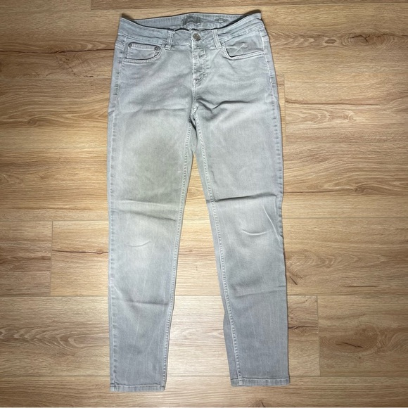 Closed Baker Mid Waist Light Gray Denim Skinny Jeans Women’s Size 27 - Picture 1 of 7